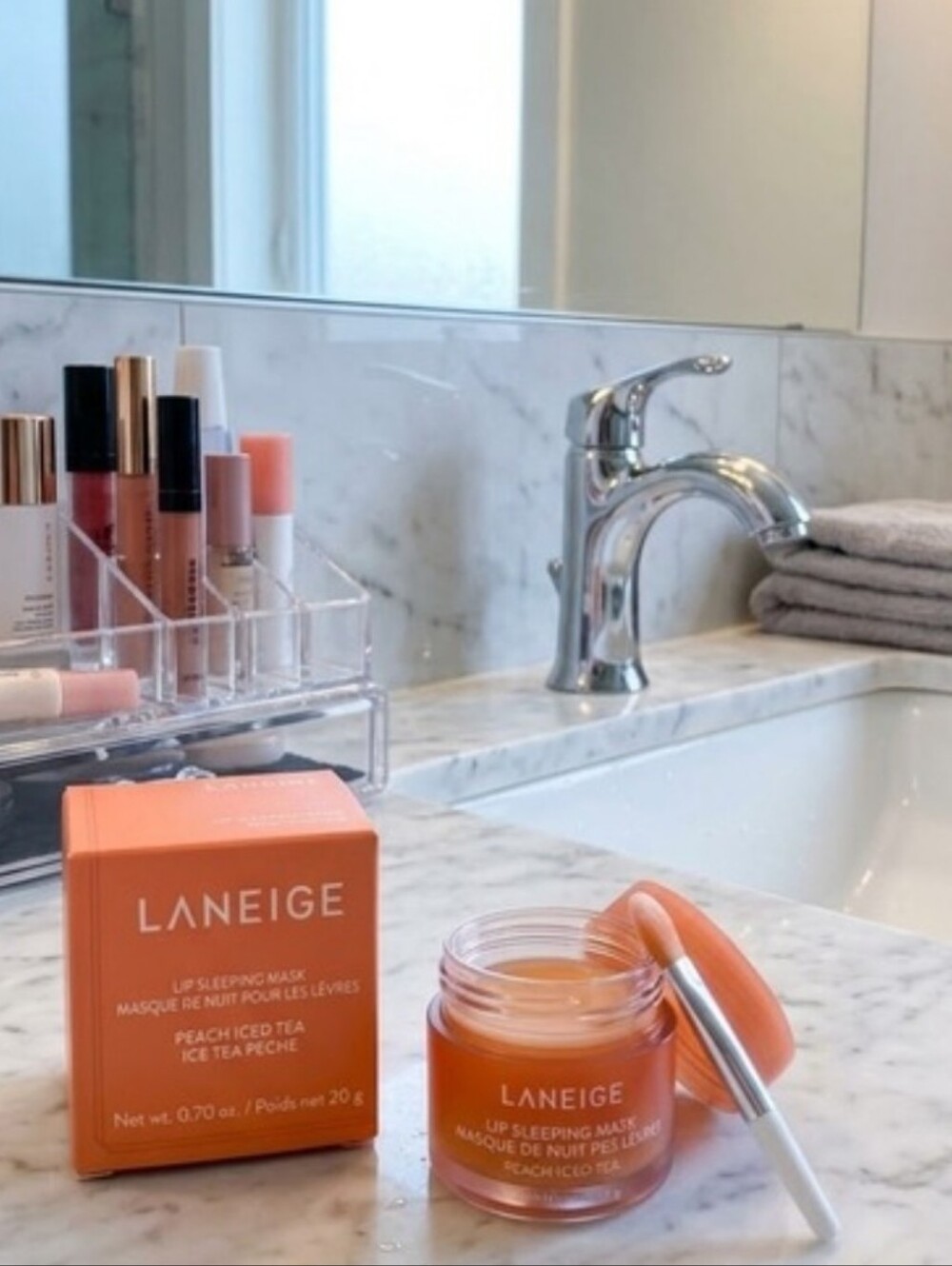 Laneige Peached Ice Tea Lip Sleeping Mask, NIP
